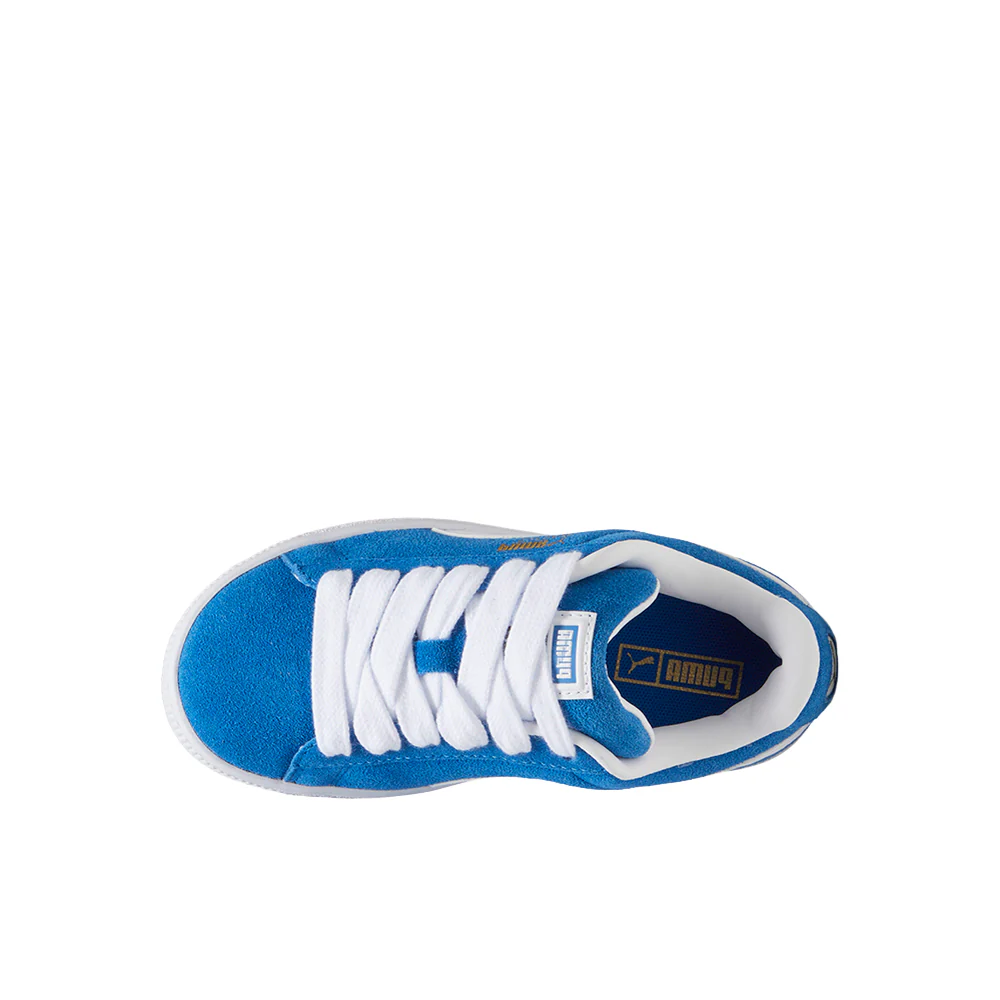 Suede XL Lace Up Sneakers (Little Kids) - Image 4