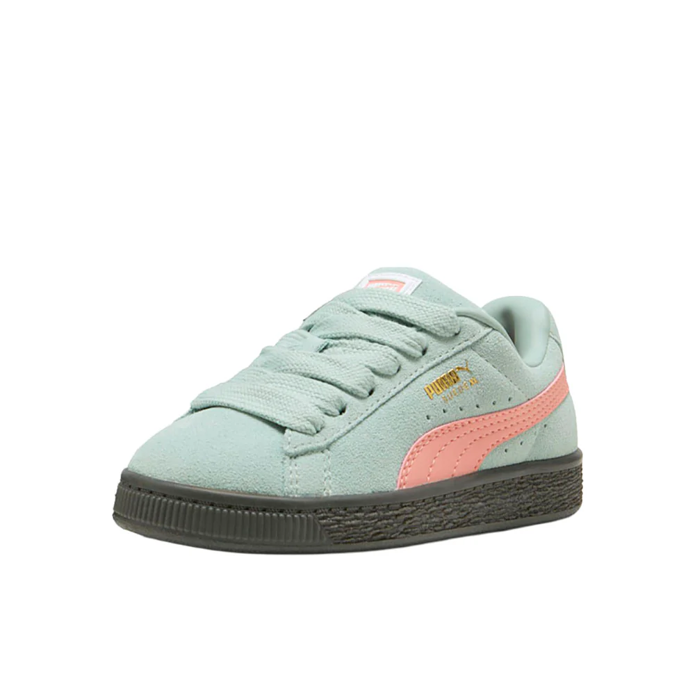Suede XL Lace Up Sneakers (Little Kids) - Image 2