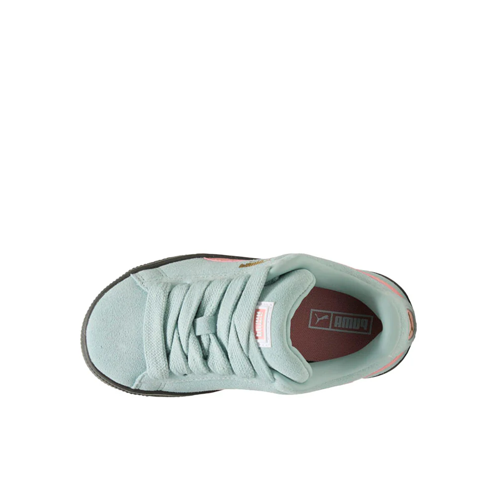 Suede XL Lace Up Sneakers (Little Kids) - Image 4