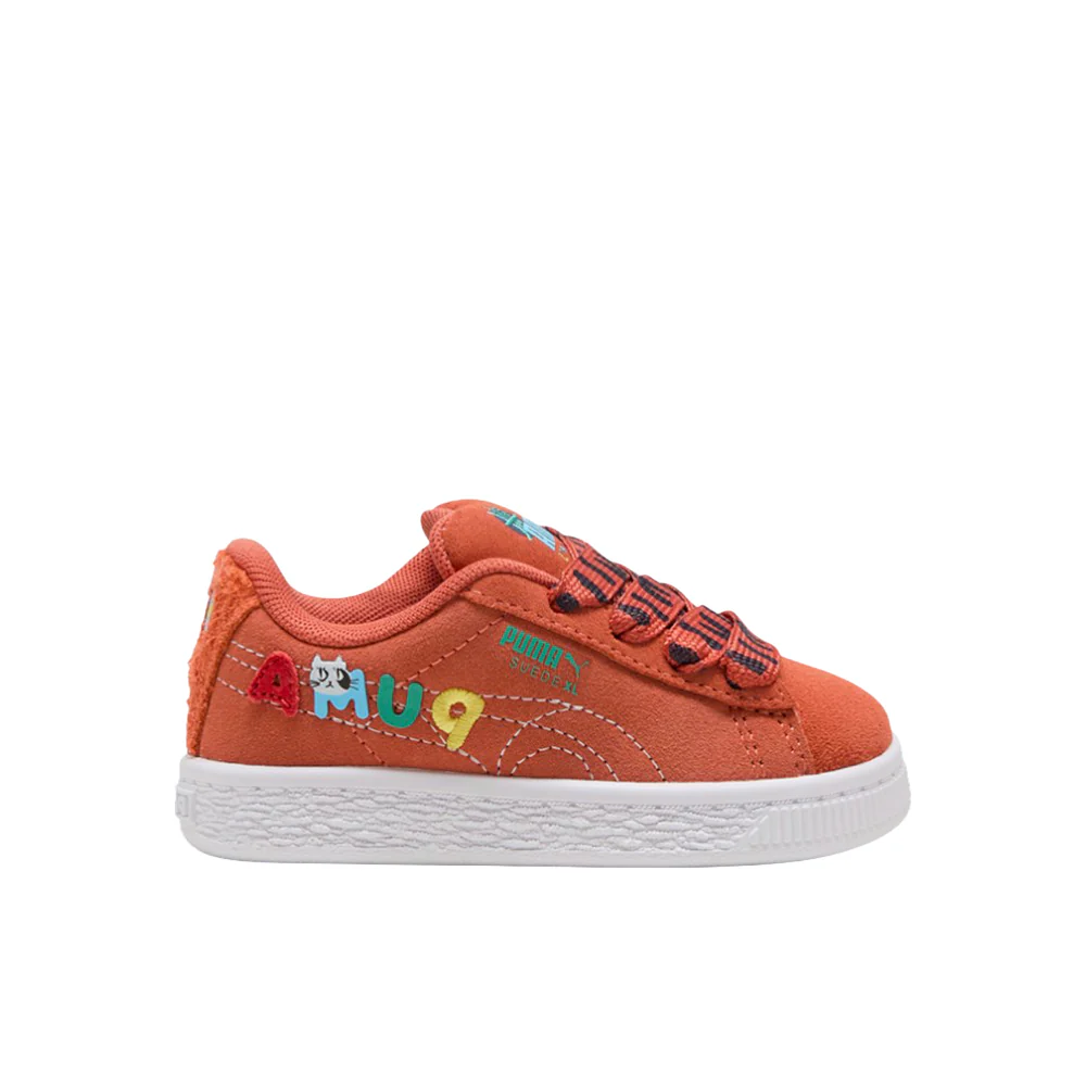 Suede XL Sporty Cats Lace Up Sneakers (Toddler)