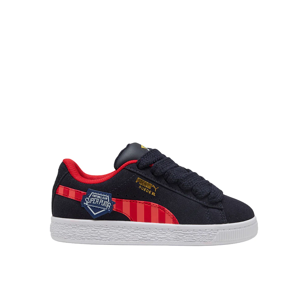 Suede XL Super Lace Up Sneakers (Little Kid)
