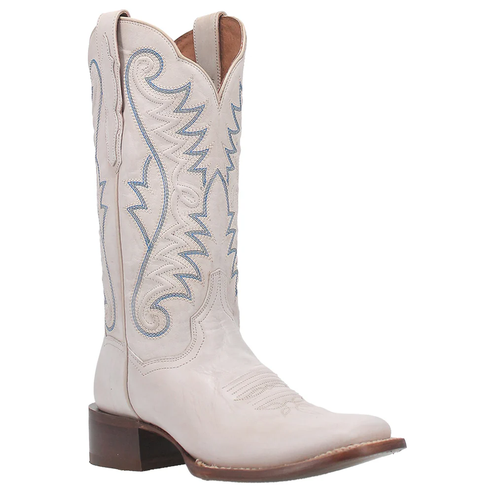 Sugar Embroidered Square Toe Pull On Cowboy Boots - Image 2