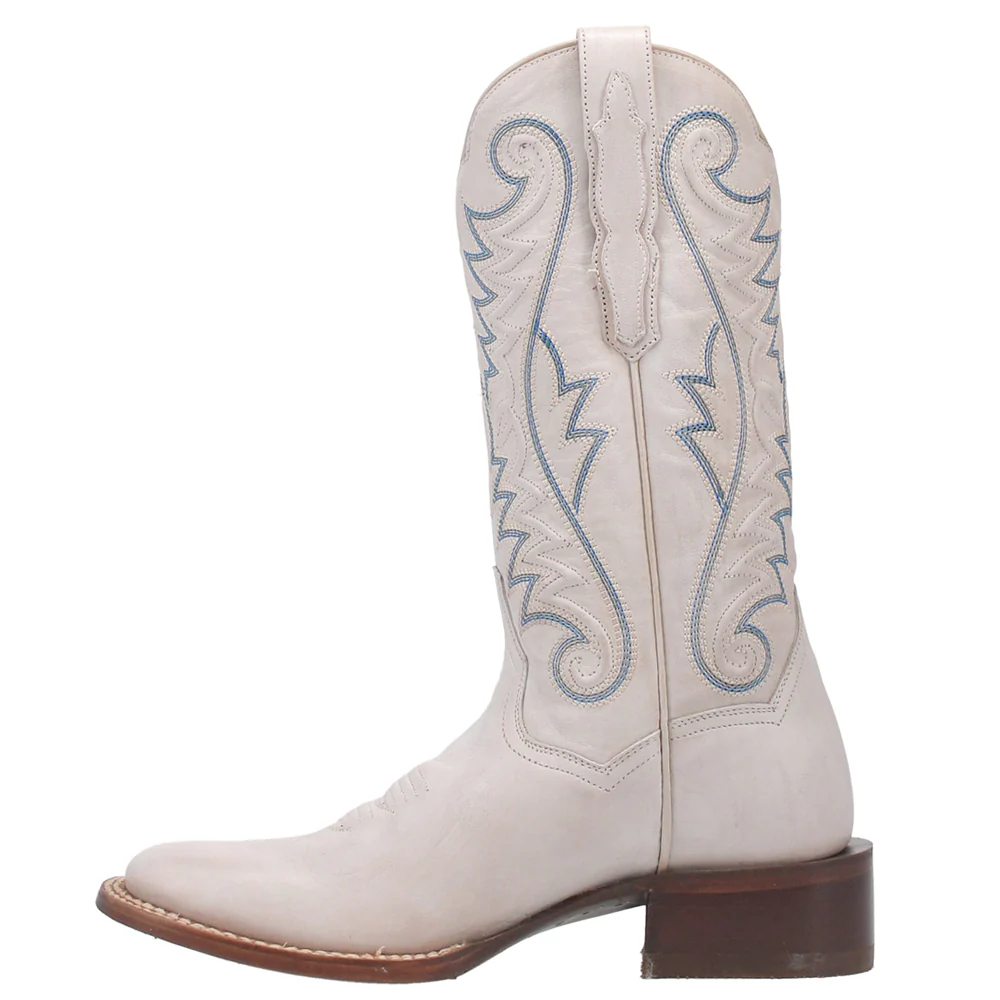 Sugar Embroidered Square Toe Pull On Cowboy Boots - Image 3