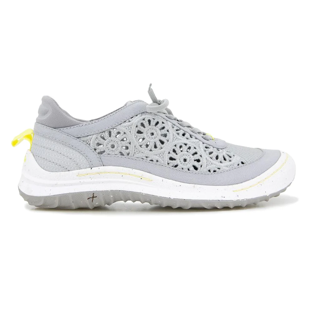 Sunny Plant Based Floral Cut Out Lace Up Sneakers