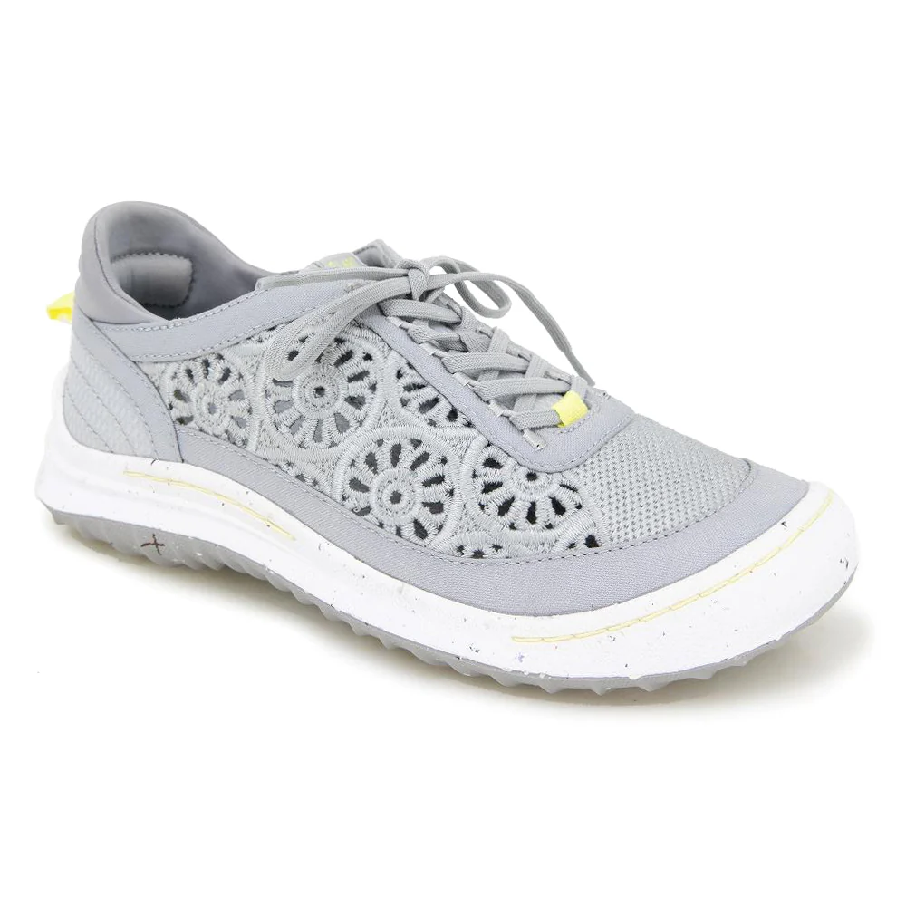 Sunny Plant Based Floral Cut Out Lace Up Sneakers - Image 2
