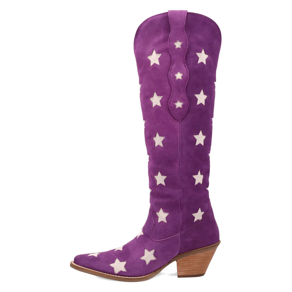 Super Star Fringe Tooled-Inlay Snip Toe Pull On Boots - Image 3