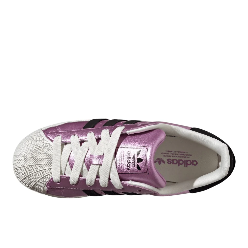 Superstar II Metallic Lace Up Sneakers - Image 4
