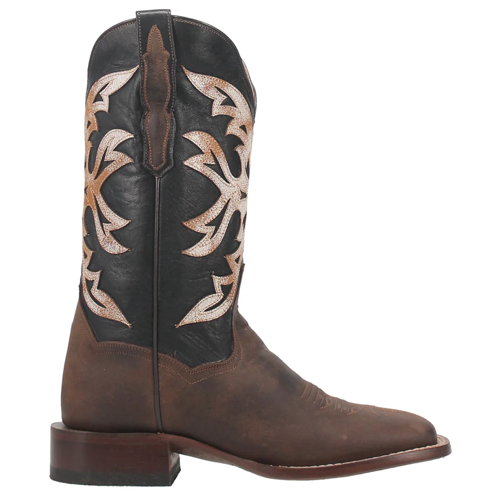 Sure Shot Embroidery Square Toe Cowboy Boots