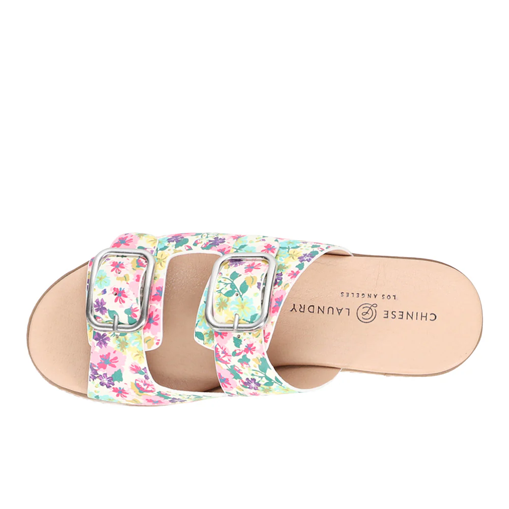 Surfs Up Floral Platform Slide Sandals - Image 4