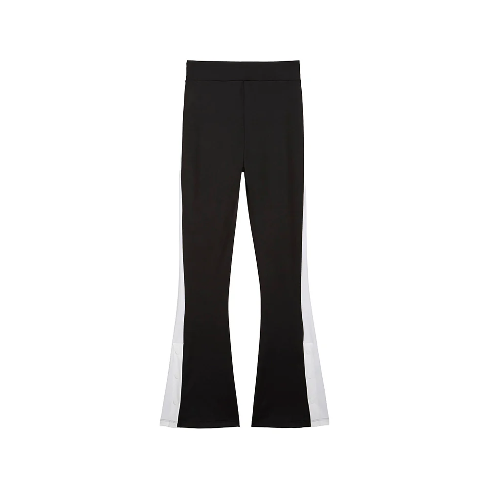 T7 Flared Popper Leggings - Image 2