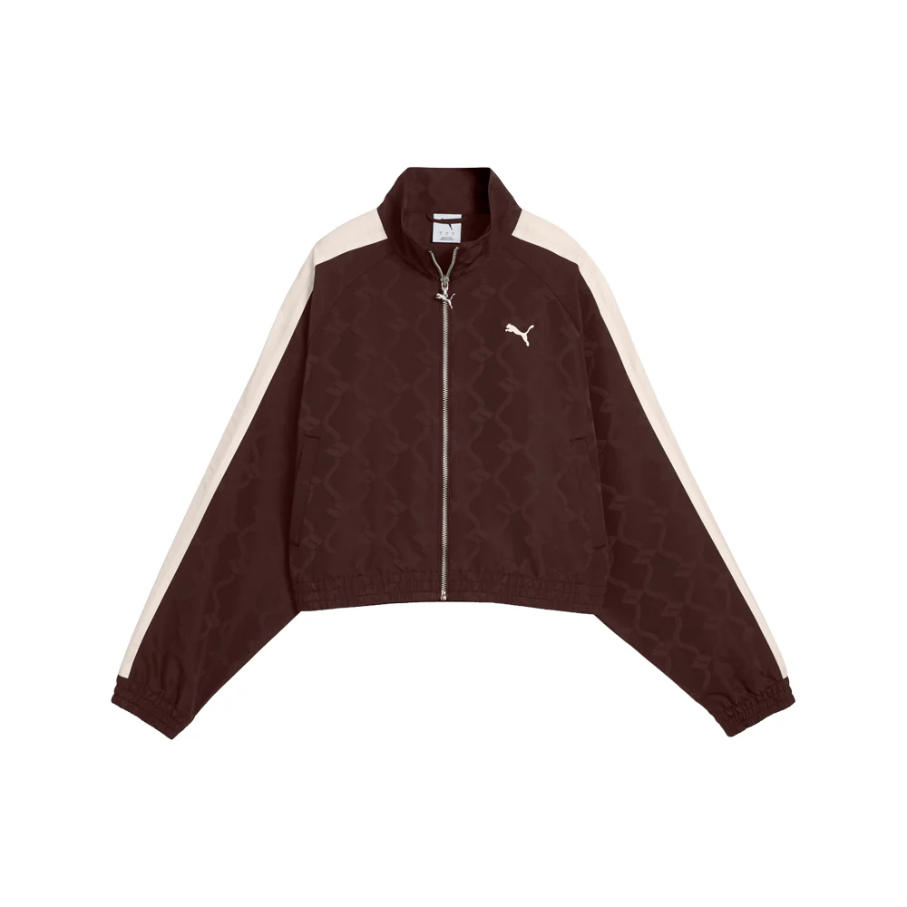 T7 Jacquarded Woven Relaxed Track Jacket