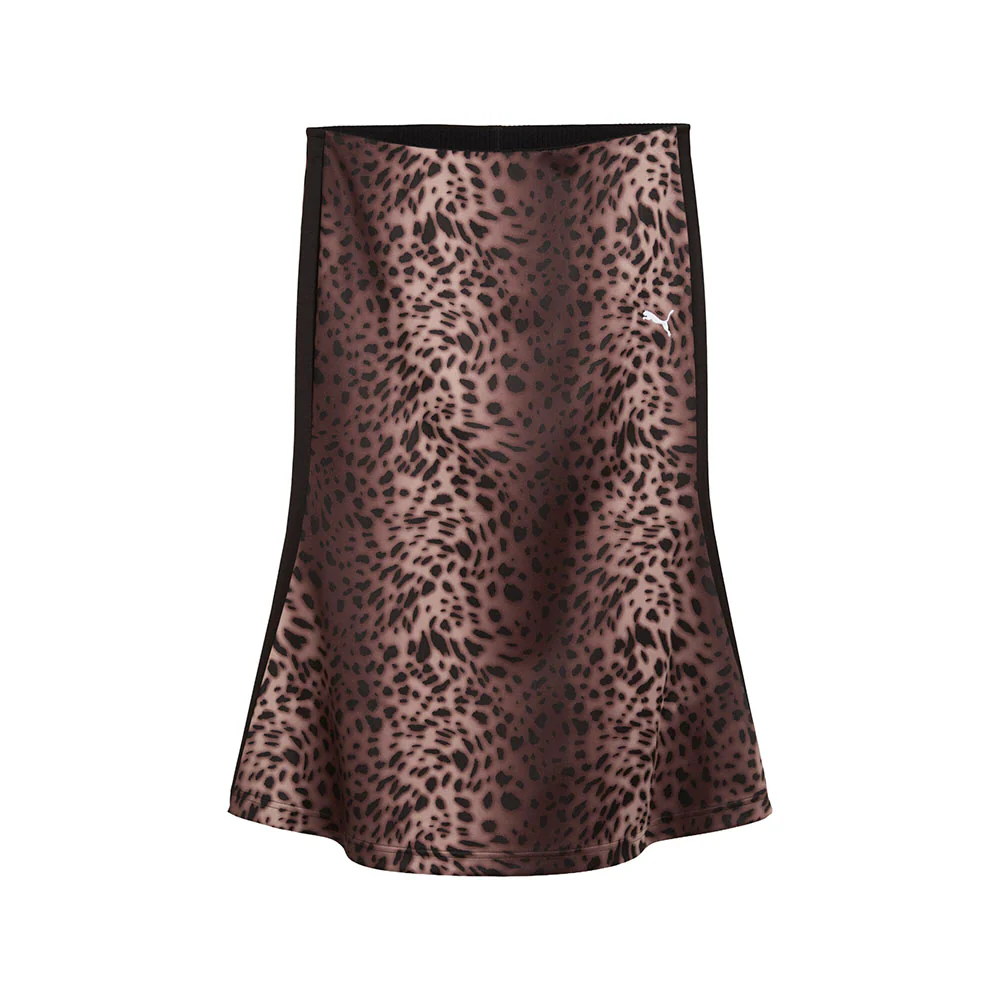 T7 Leo Luxe AOP Midi Skirt