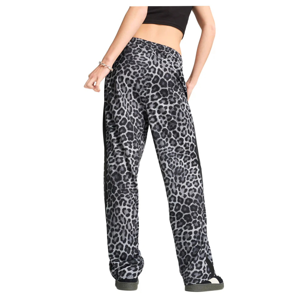 T7 Leo Luxe Leopard Print Short Full Zip Track Jacket - Image 4
