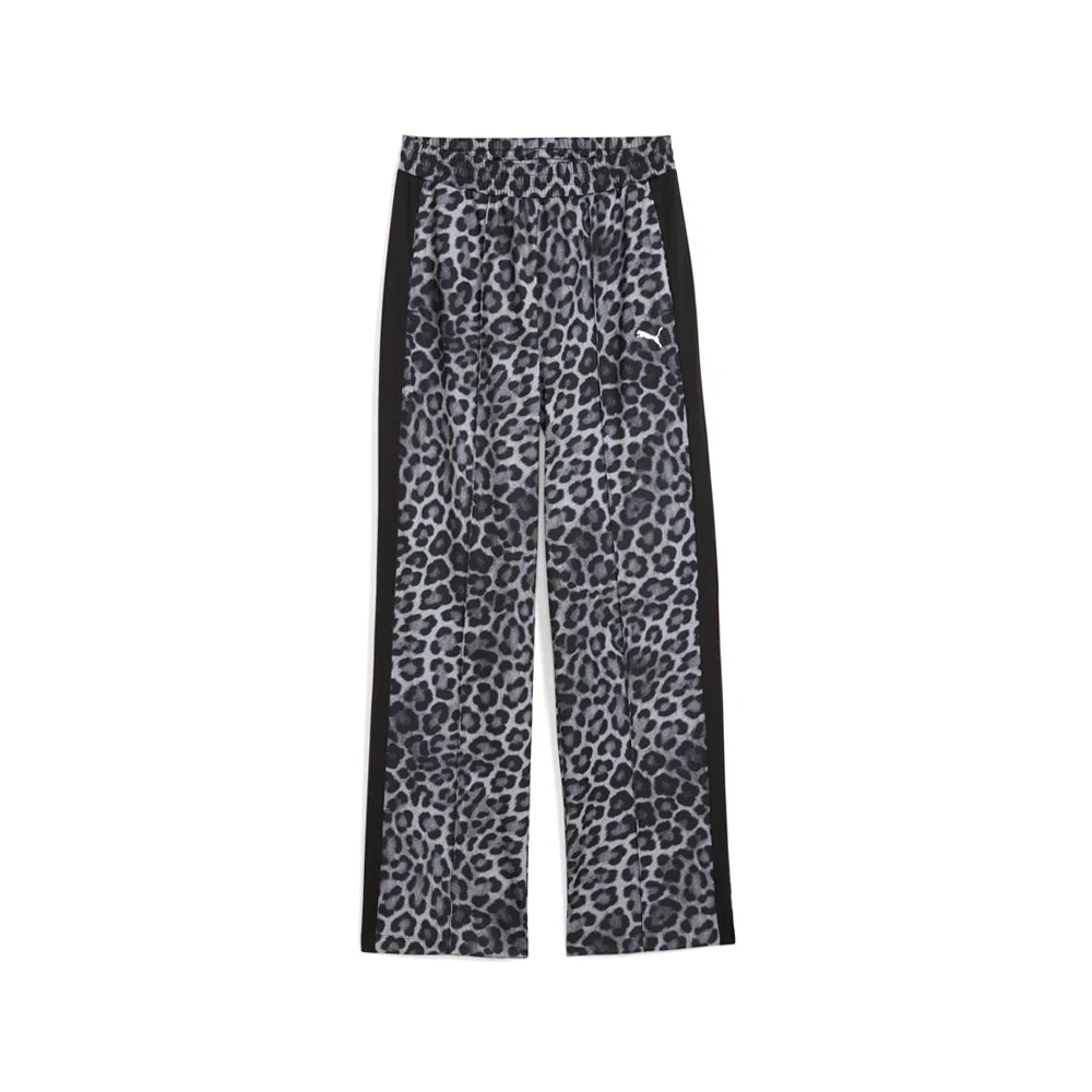 T7 Leo Luxe Graphic Straight Pants