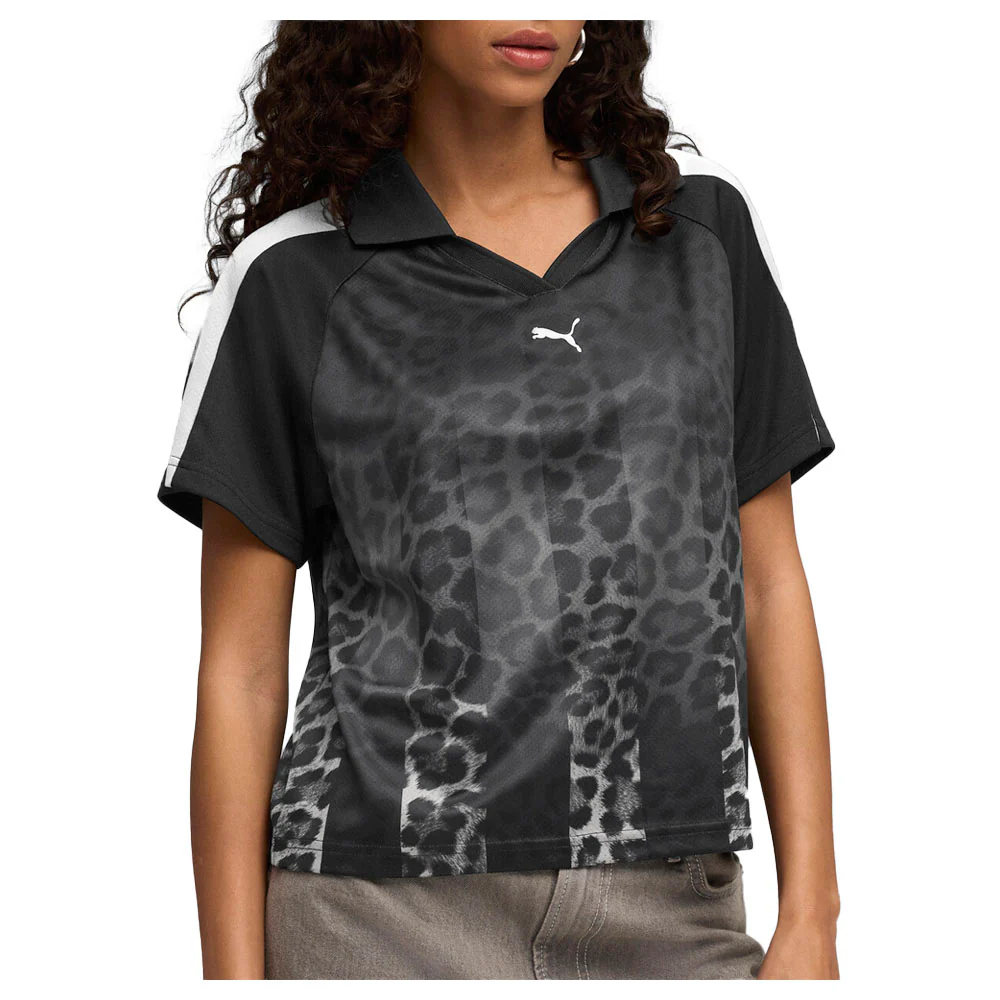 T7 Leo Luxe Relaxed Collared Short Sleeve Soccer Jersey - Image 3