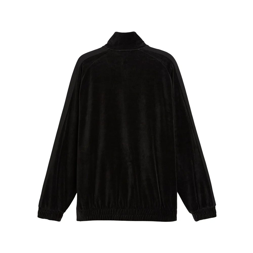 T7 Oversized Velour Full Zip Track Jacket - Image 2