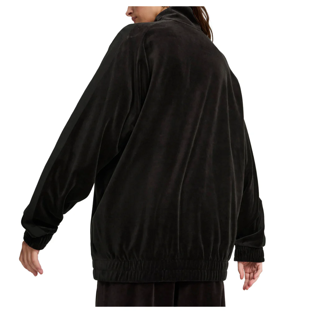 T7 Oversized Velour Full Zip Track Jacket - Image 4