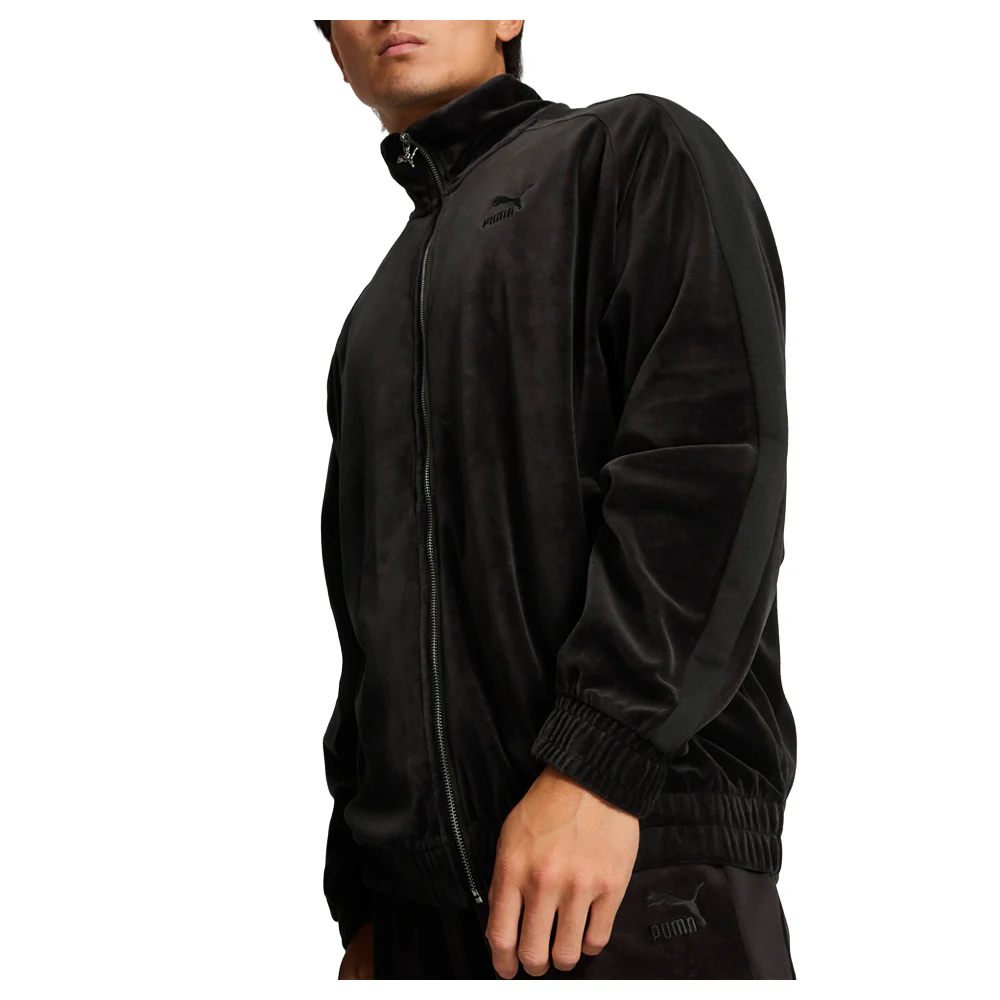 T7 Oversized Velour Full Zip Track Jacket - Image 5