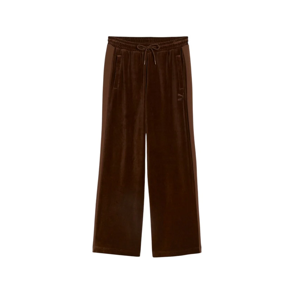 T7 Oversized Velour Track Pants