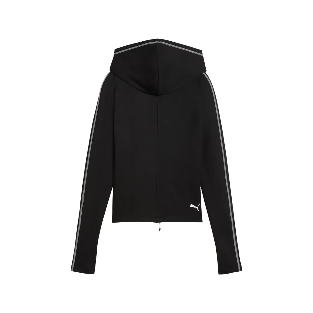 T7 Street Glam Slim Short Full Zip Hoodie - Image 2