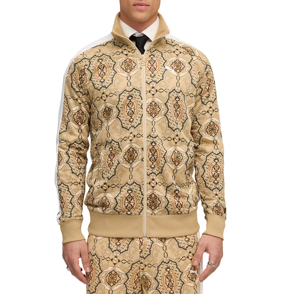 T7 Vintage Prep AOP Track Jacket Full Zip Jacket - Image 3
