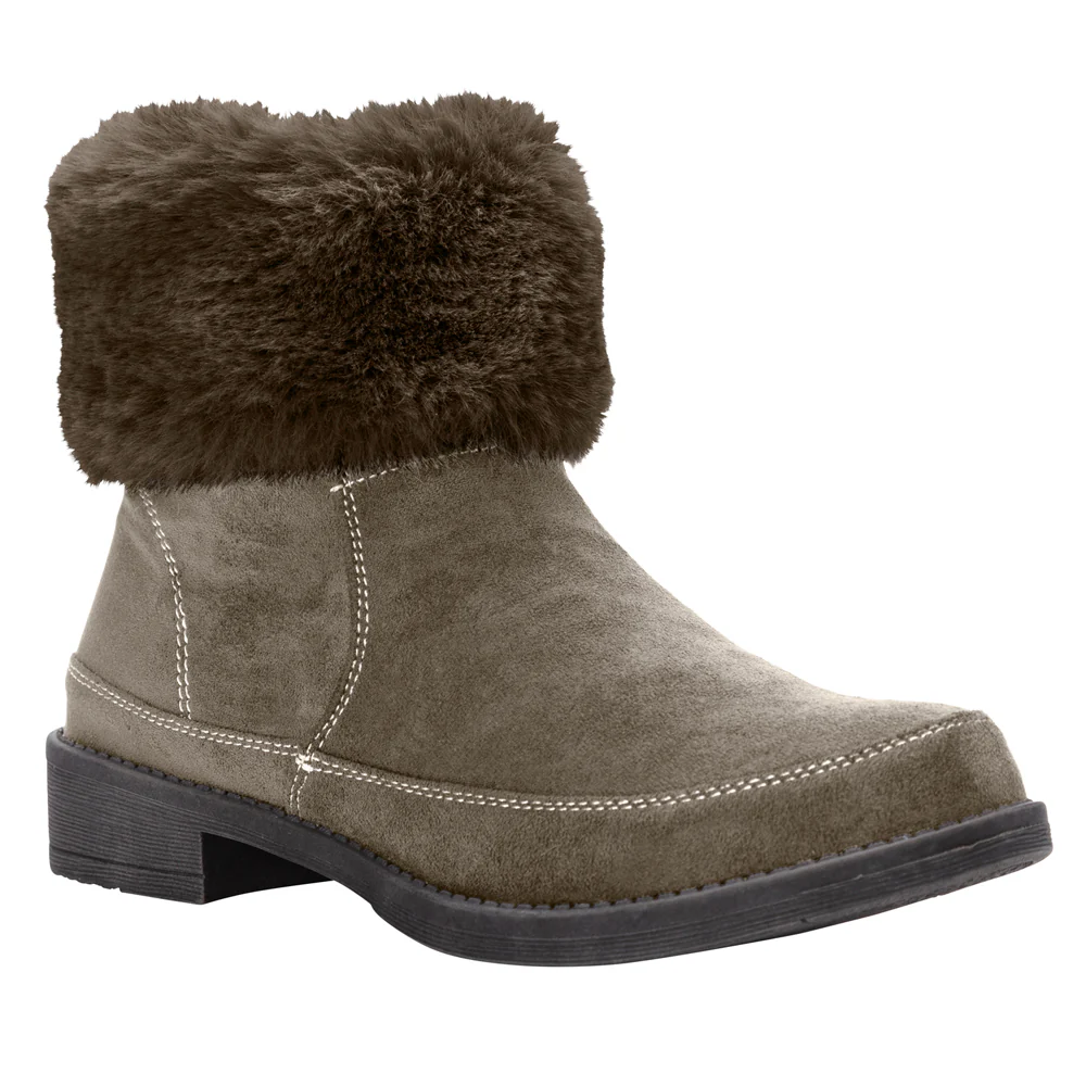 Tabitha Round Toe Zippered Booties - Image 2