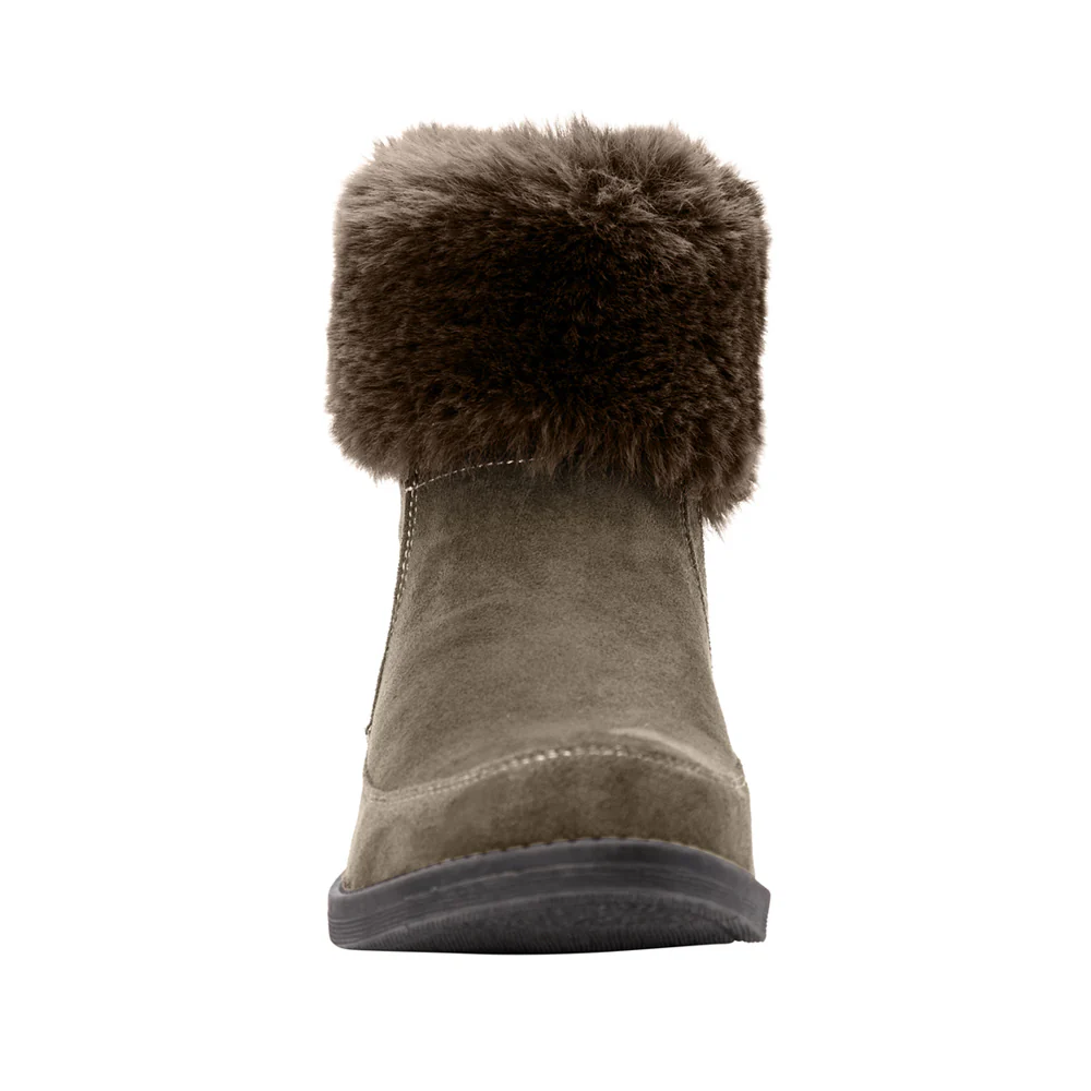 Tabitha Round Toe Zippered Booties - Image 3