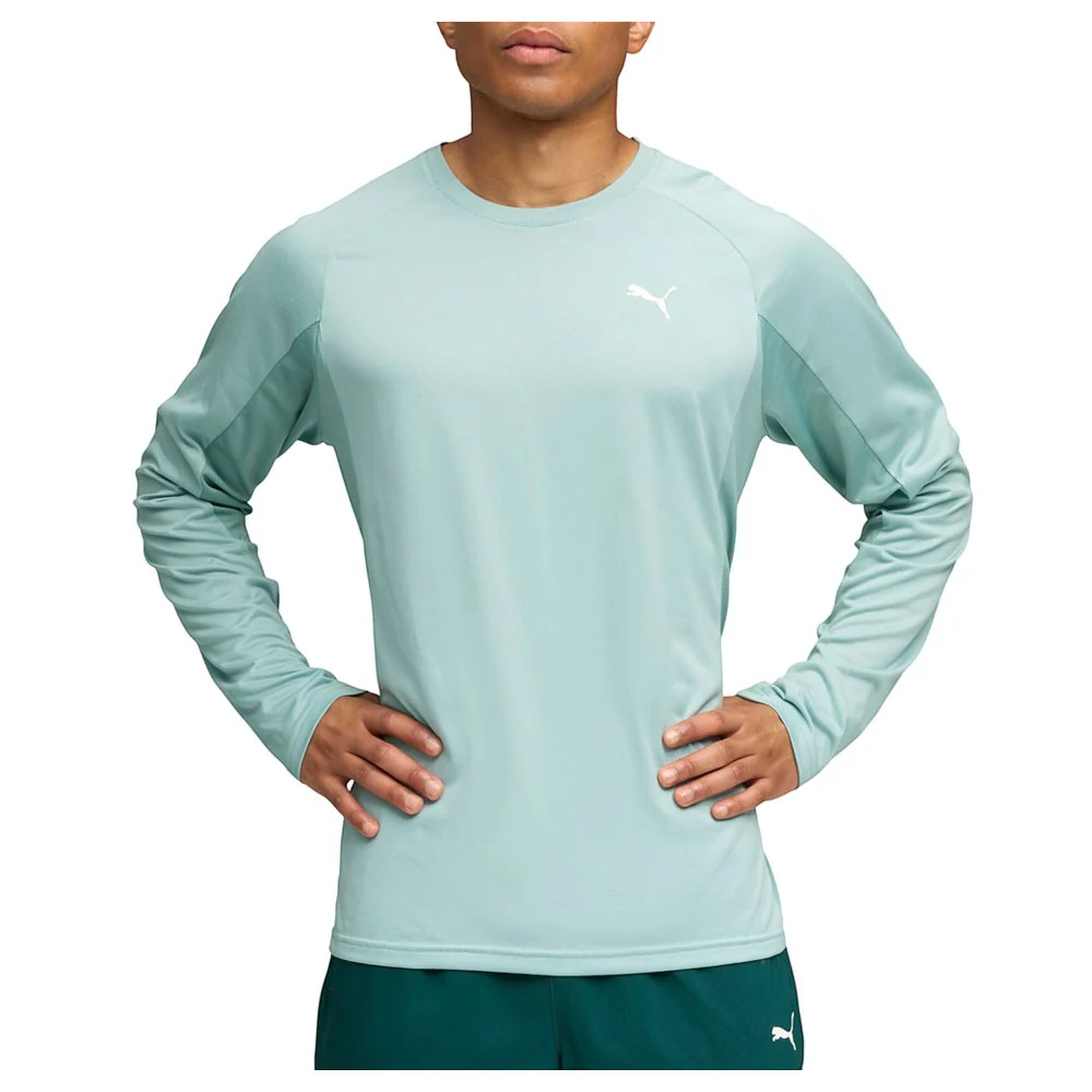 Train All Day Tech Crew Neck Long Sleeve Athletic T-Shirt - Image 3