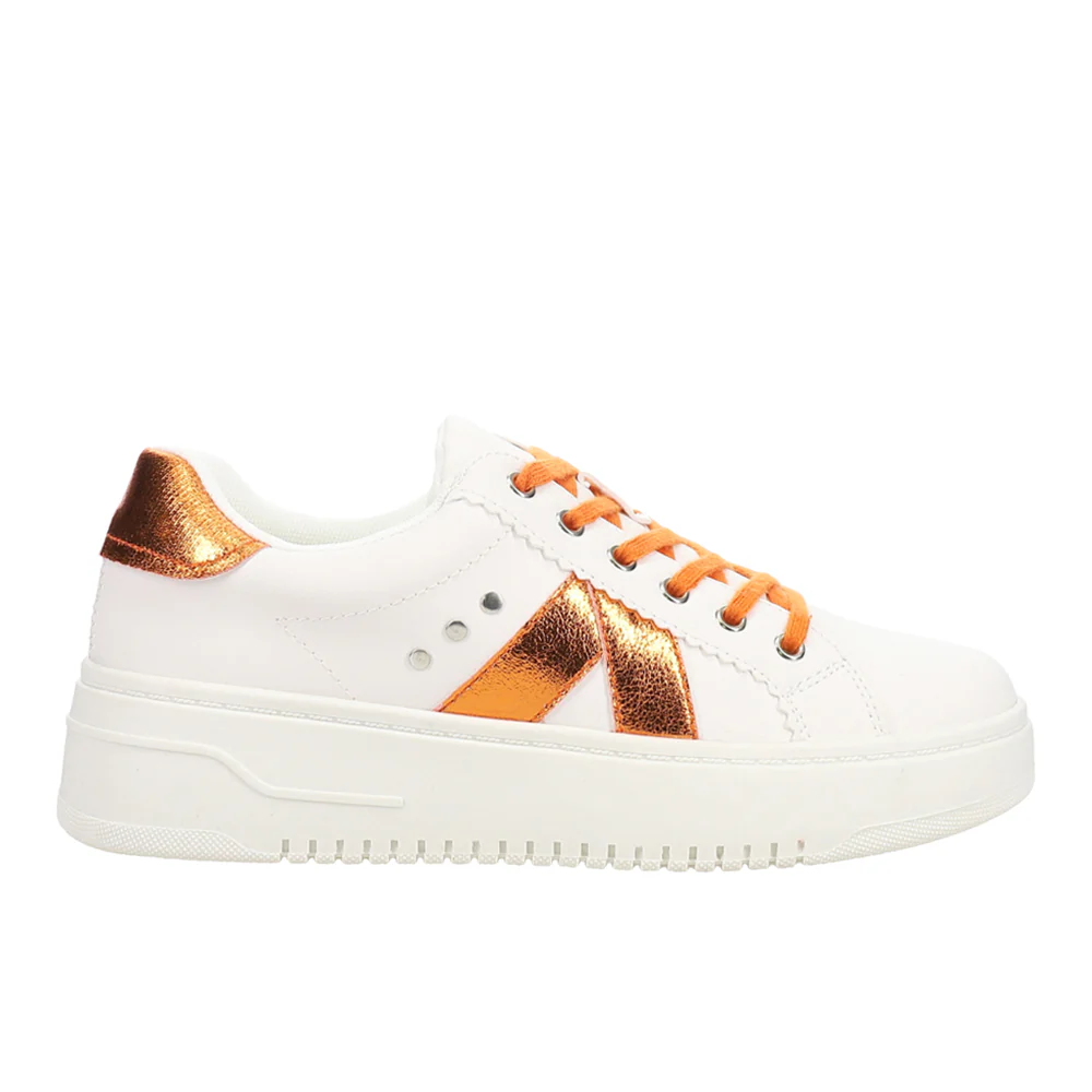 Tailgate Metallic Platform Lace Up Sneakers