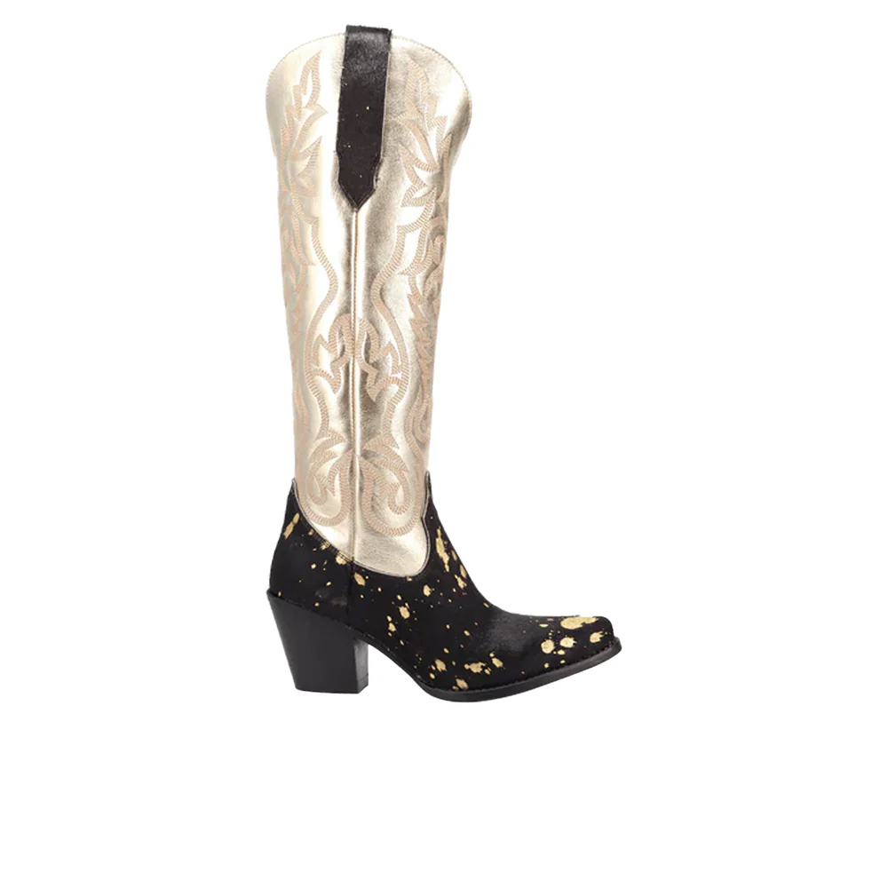 Take No Bull Leather Snip Toe Cowboy Boots