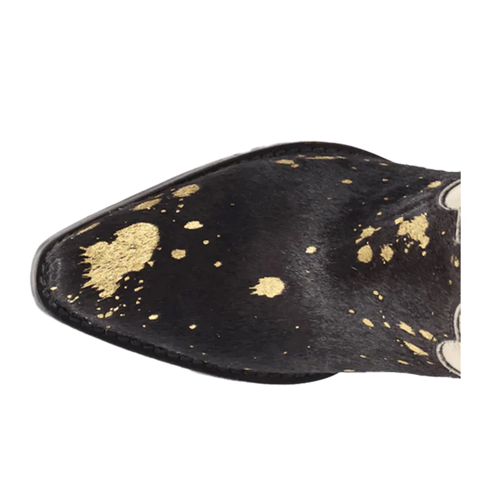Take No Bull Leather Snip Toe Cowboy Boots - Image 4