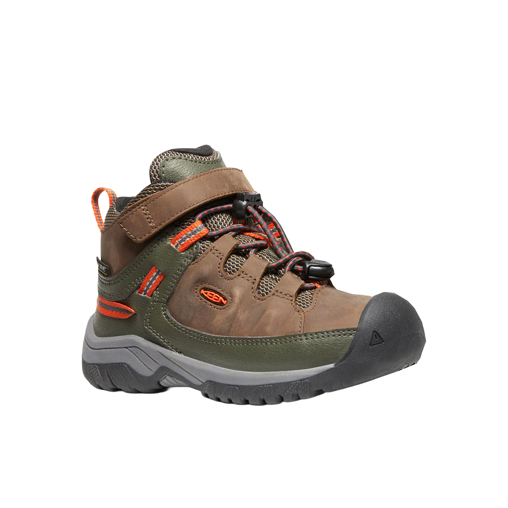 Targhee Mid Waterproof Hiking Boots (Little Kid) - Image 2