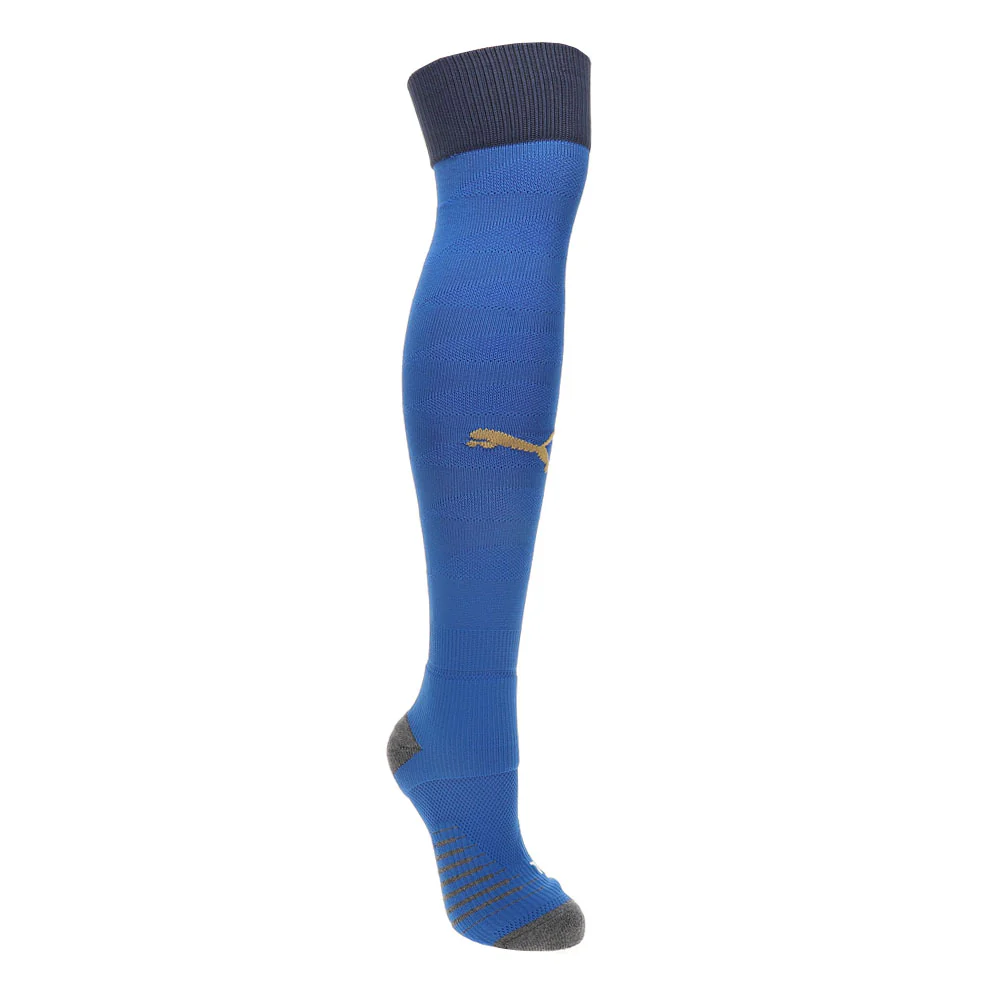 MCFC Mesh And Cuff Replica 1 Pair Knee High Soccer Socks - Image 2