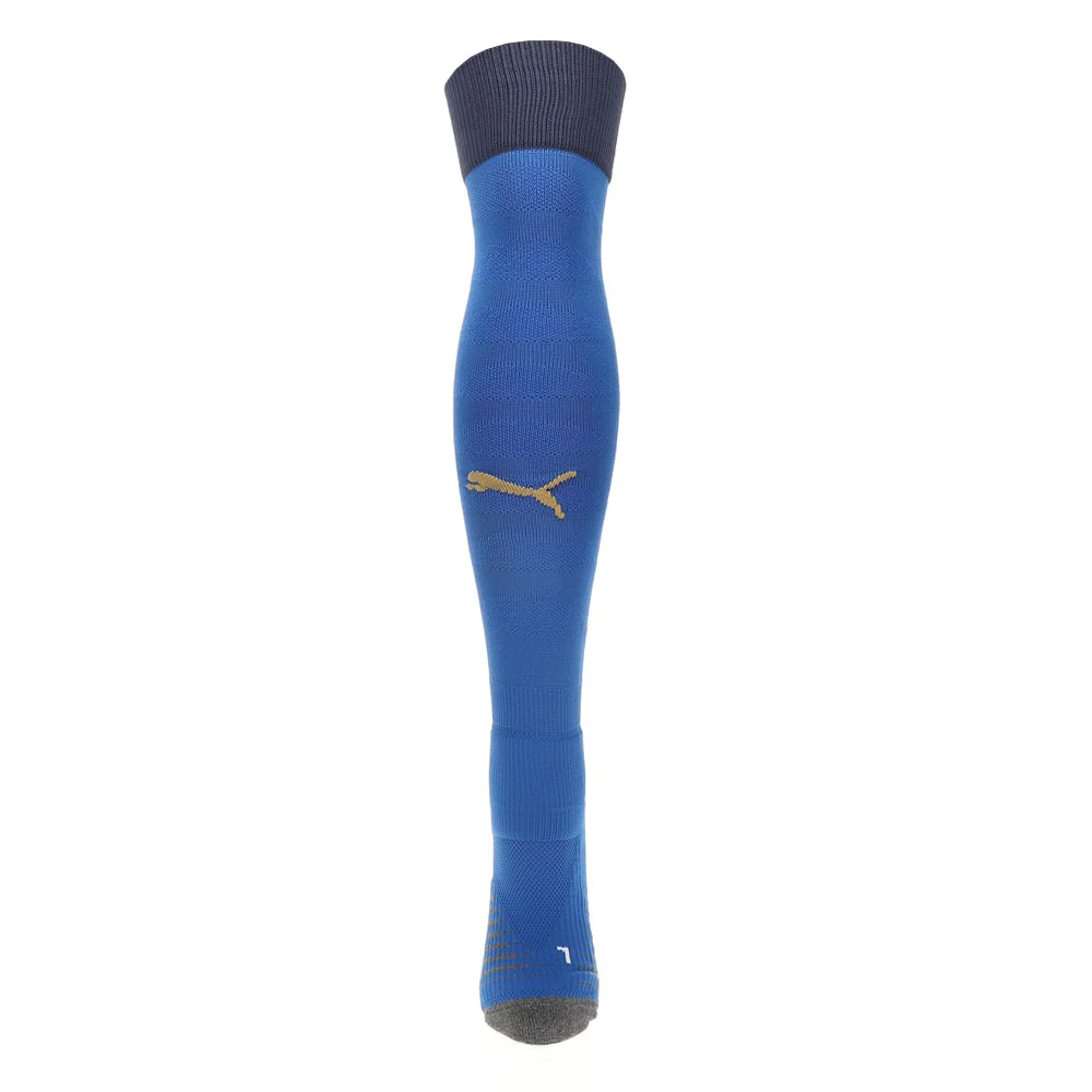 MCFC Mesh And Cuff Replica 1 Pair Knee High Soccer Socks - Image 3