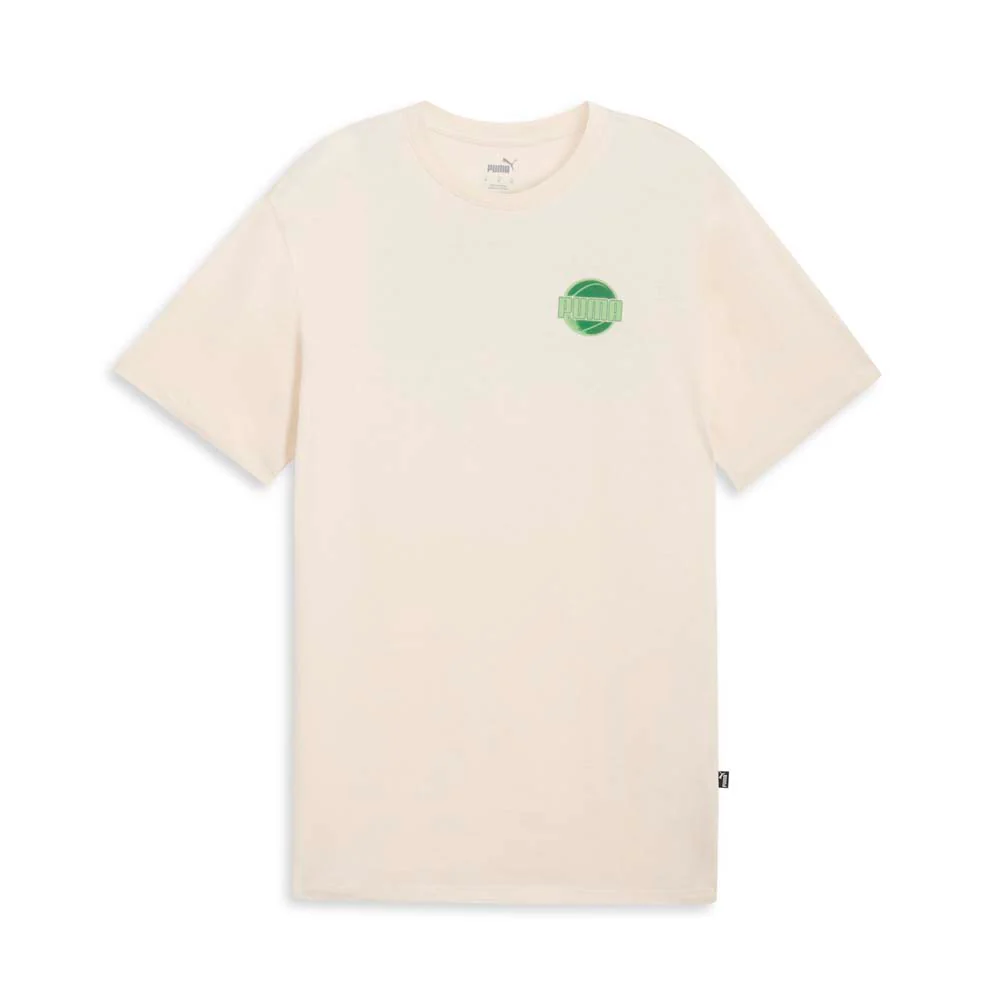 Tennis Court Graphic Crew Neck Short Sleeve T-Shirt