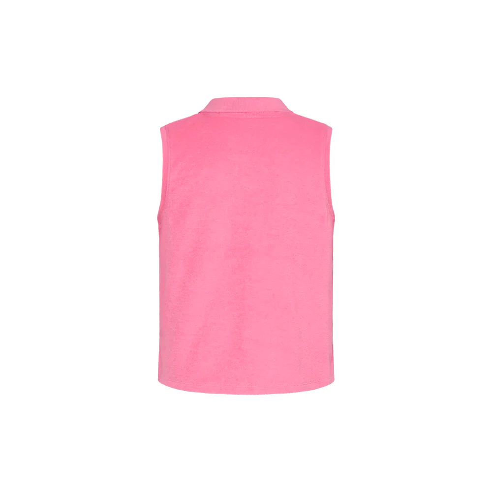 Terry Cloth Sleeveless Polo Shirt (Youth) - Image 2