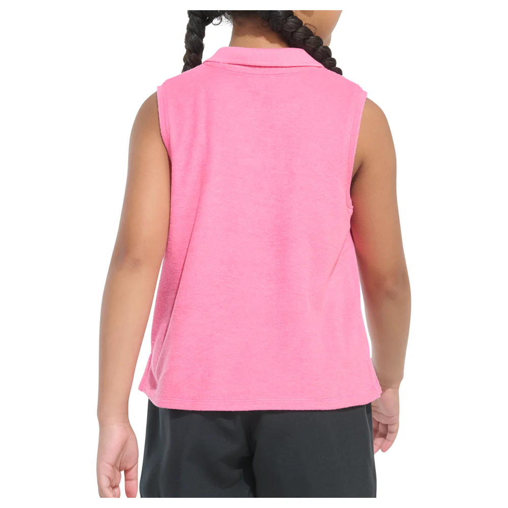 Terry Cloth Sleeveless Polo Shirt (Youth) - Image 4