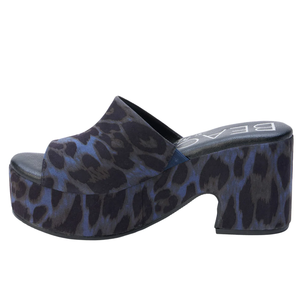 Terry Block Heel Platform Sandals - Image 3