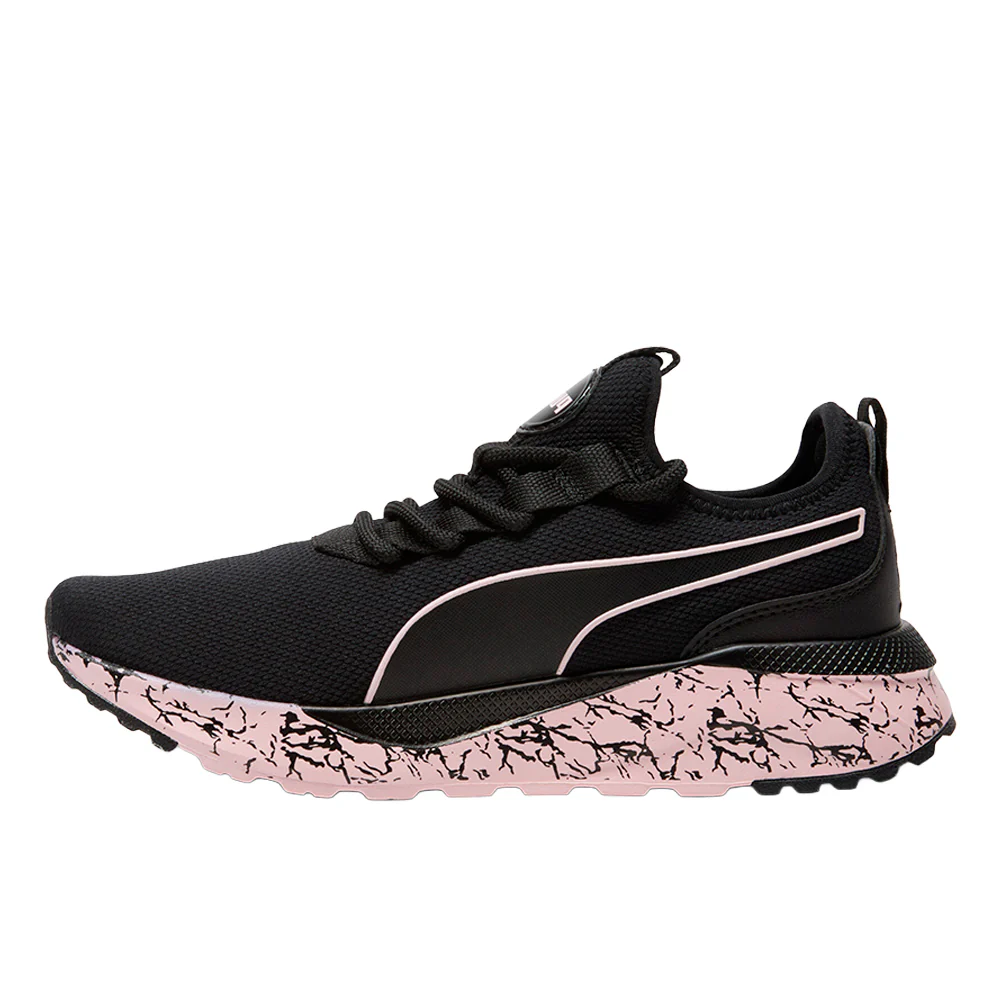 Tetra Femme Marble Lace Up Sneakers - Image 3