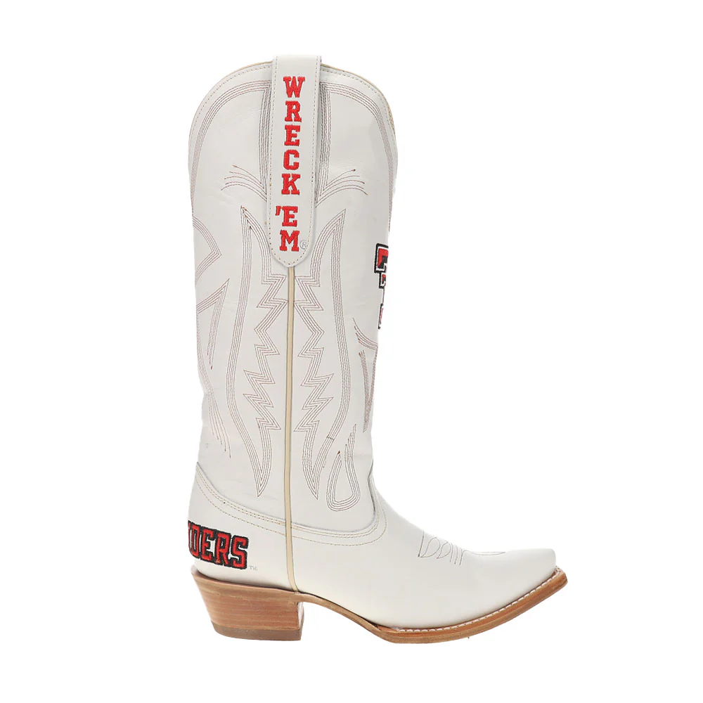 Texas Tech University Gameday Embroidered Snip Toe Cowboy Boots