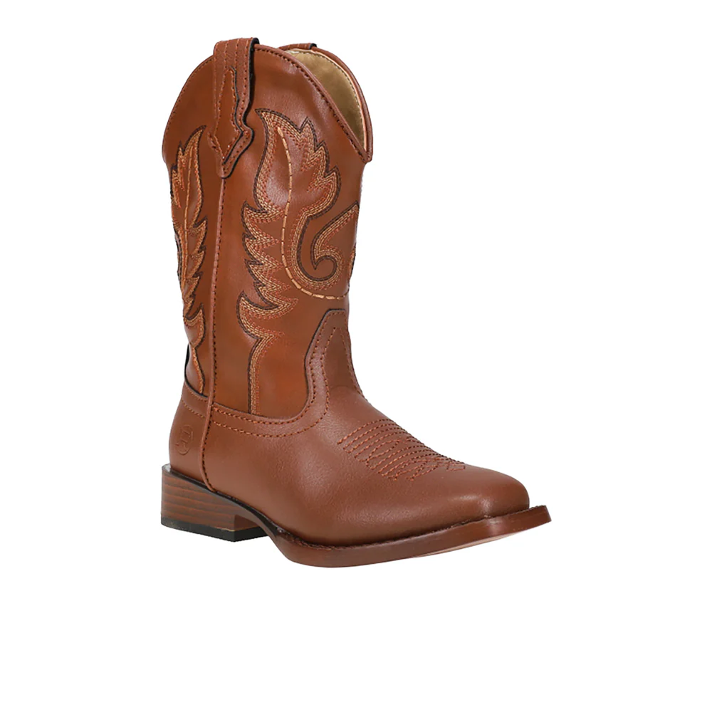 Texson Square Toe Cowboy Boots (Little Kid) - Image 2