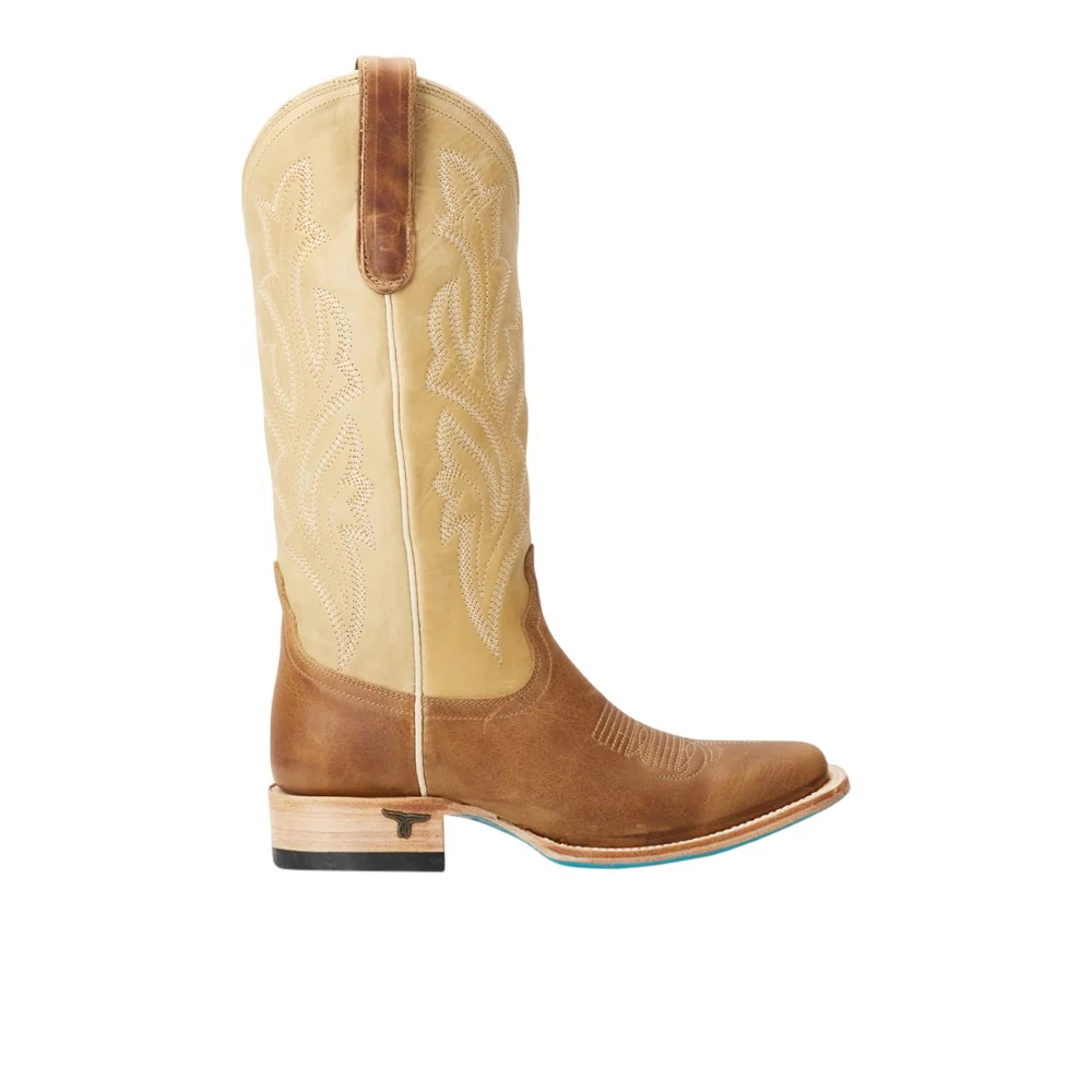 Classic Embroidered Square Toe Cowboy Boot