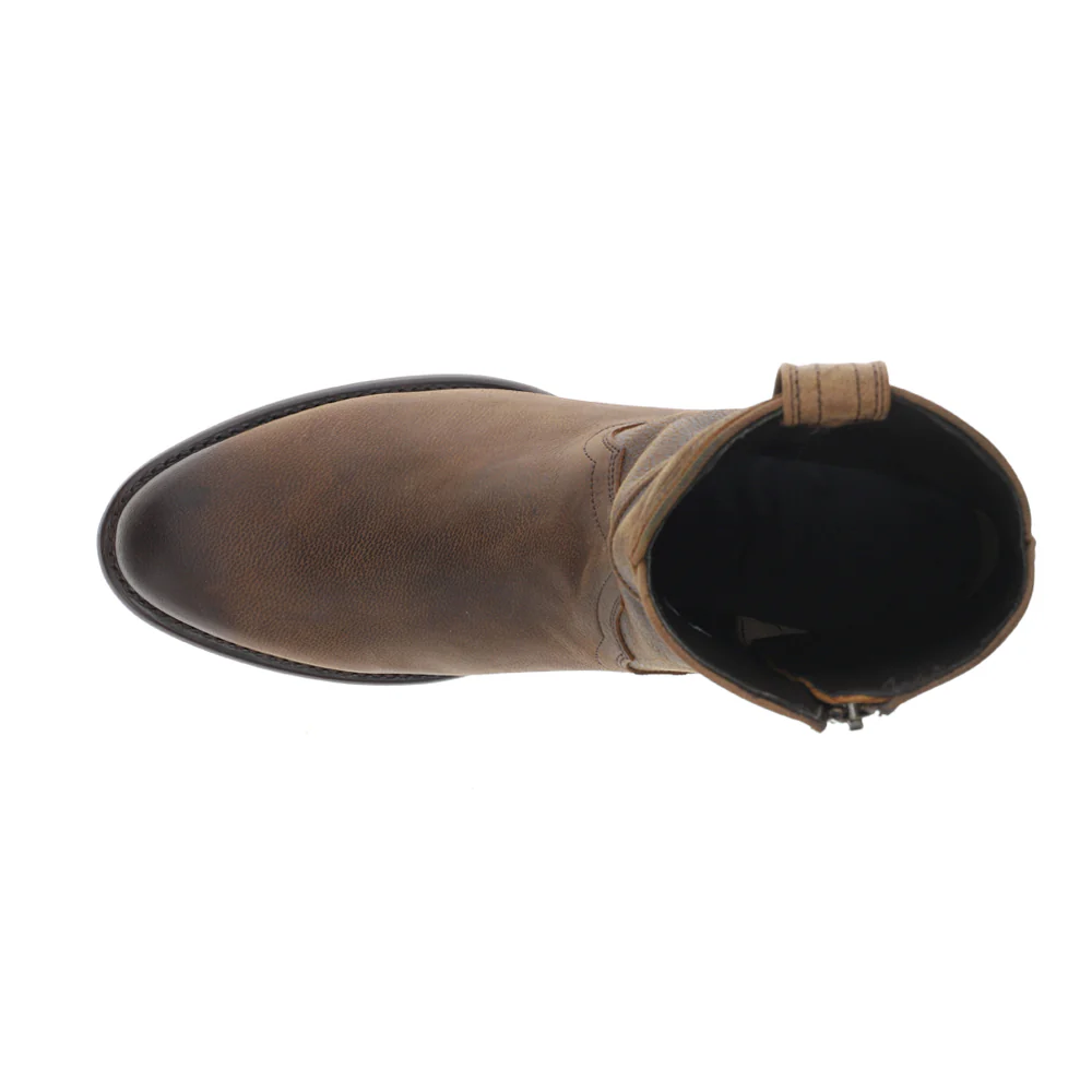 The Dean Round Toe Zippered Cowboy Boots - Image 4