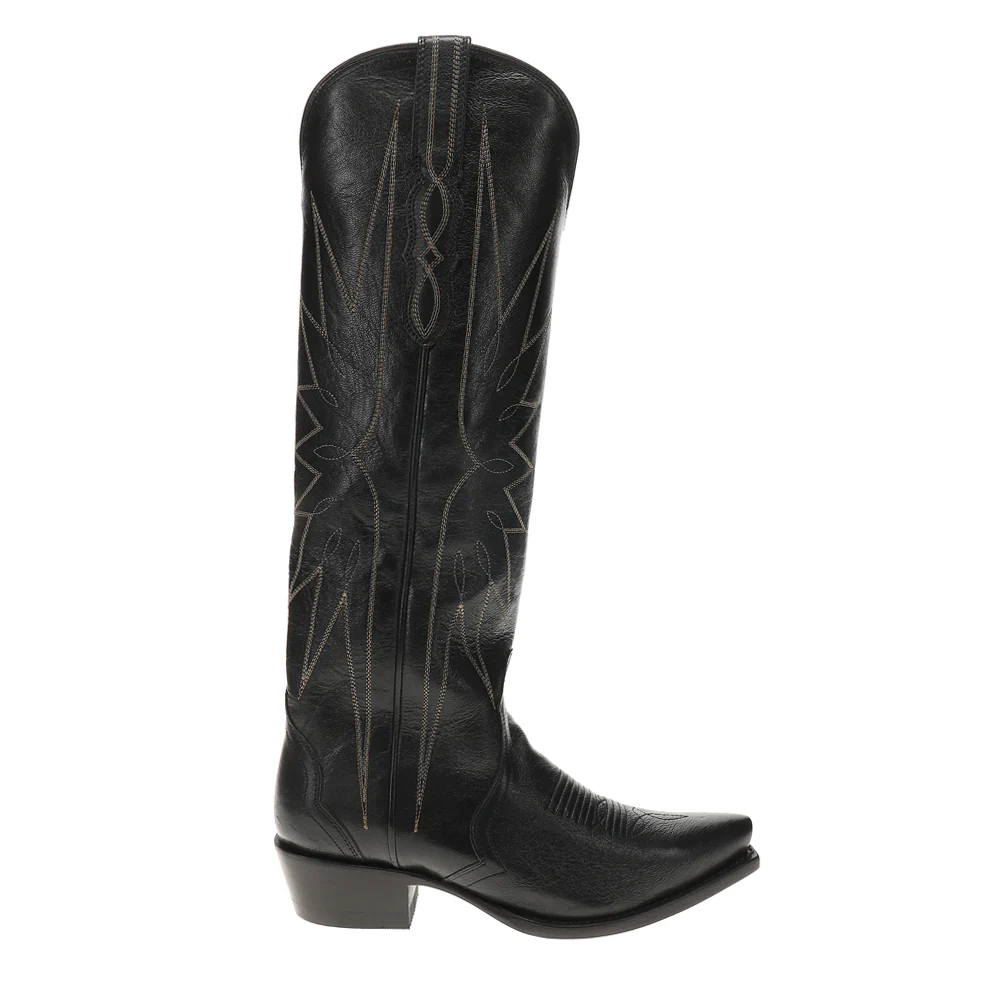 The Loretta Embroidered Snip Toe Cowboy Boots