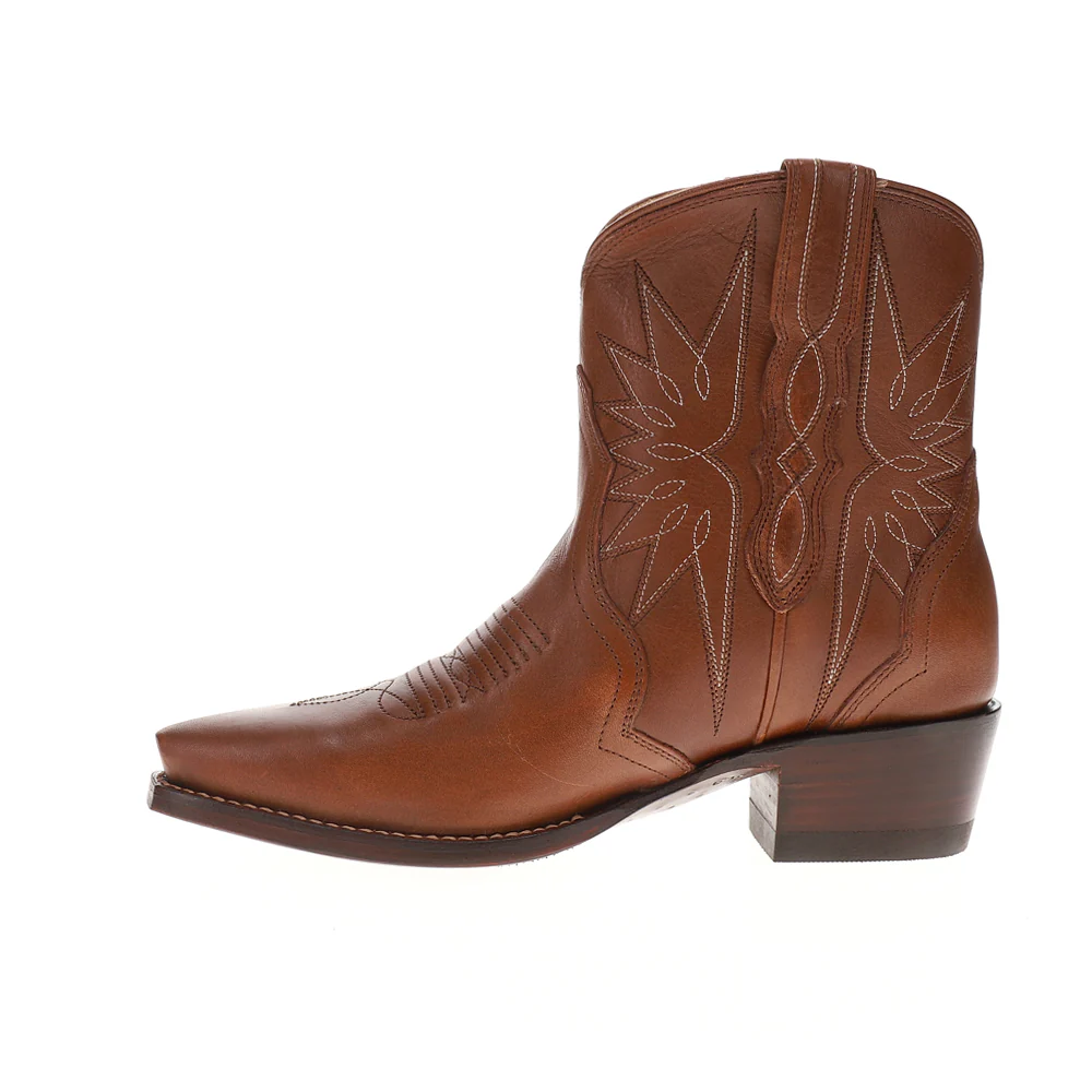 The Lynn Snip Toe Cowboy Booties - Image 3