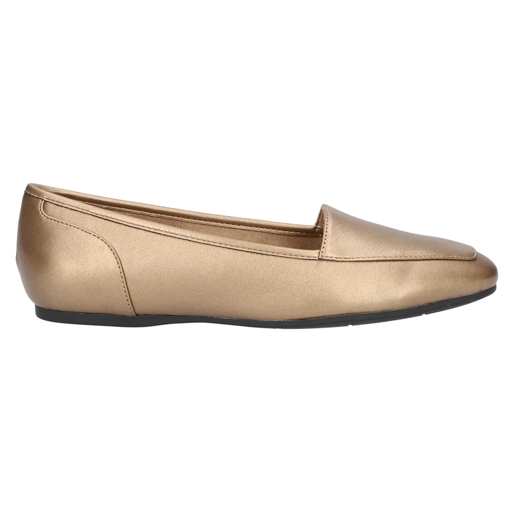 Thrill Metallic Slip On Flats