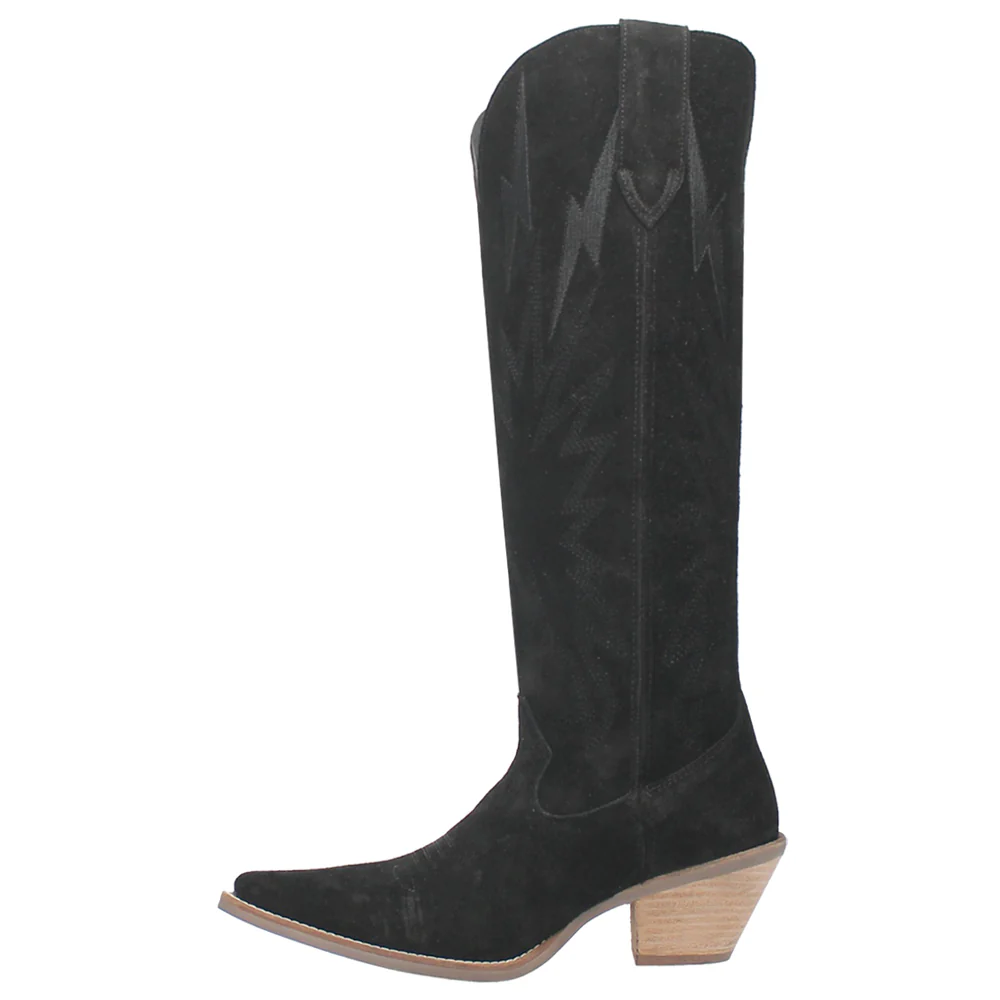Thunder Road Embroidered Snip Toe Cowboy Boots - Image 3