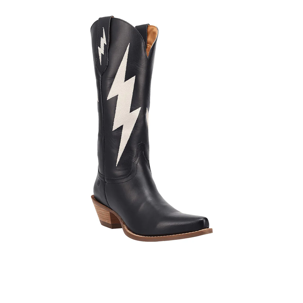 Thunderbolt Leather Snip Toe Cowboy Boots - Image 2