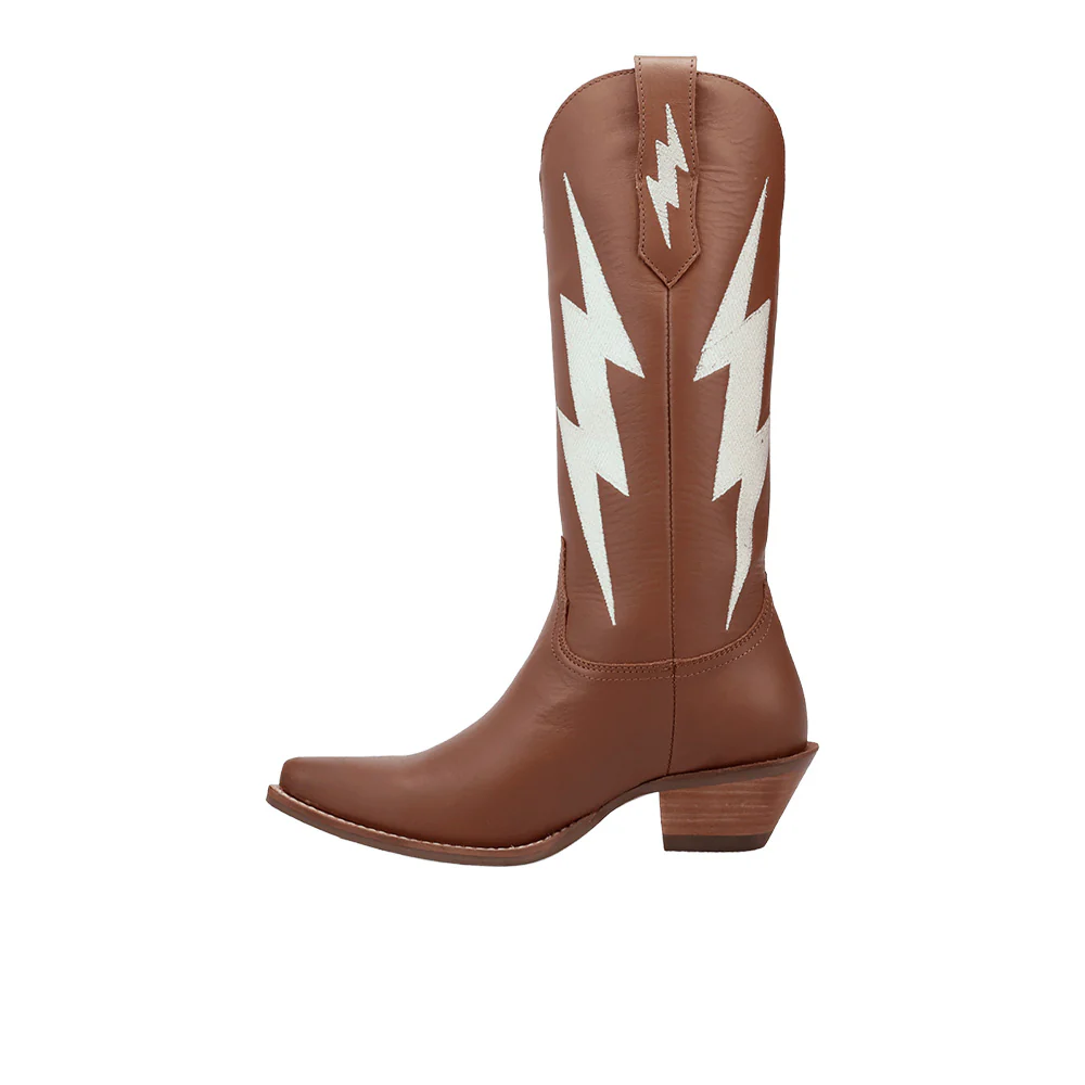 Thunderbolt Leather Snip Toe Cowboy Boots - Image 3