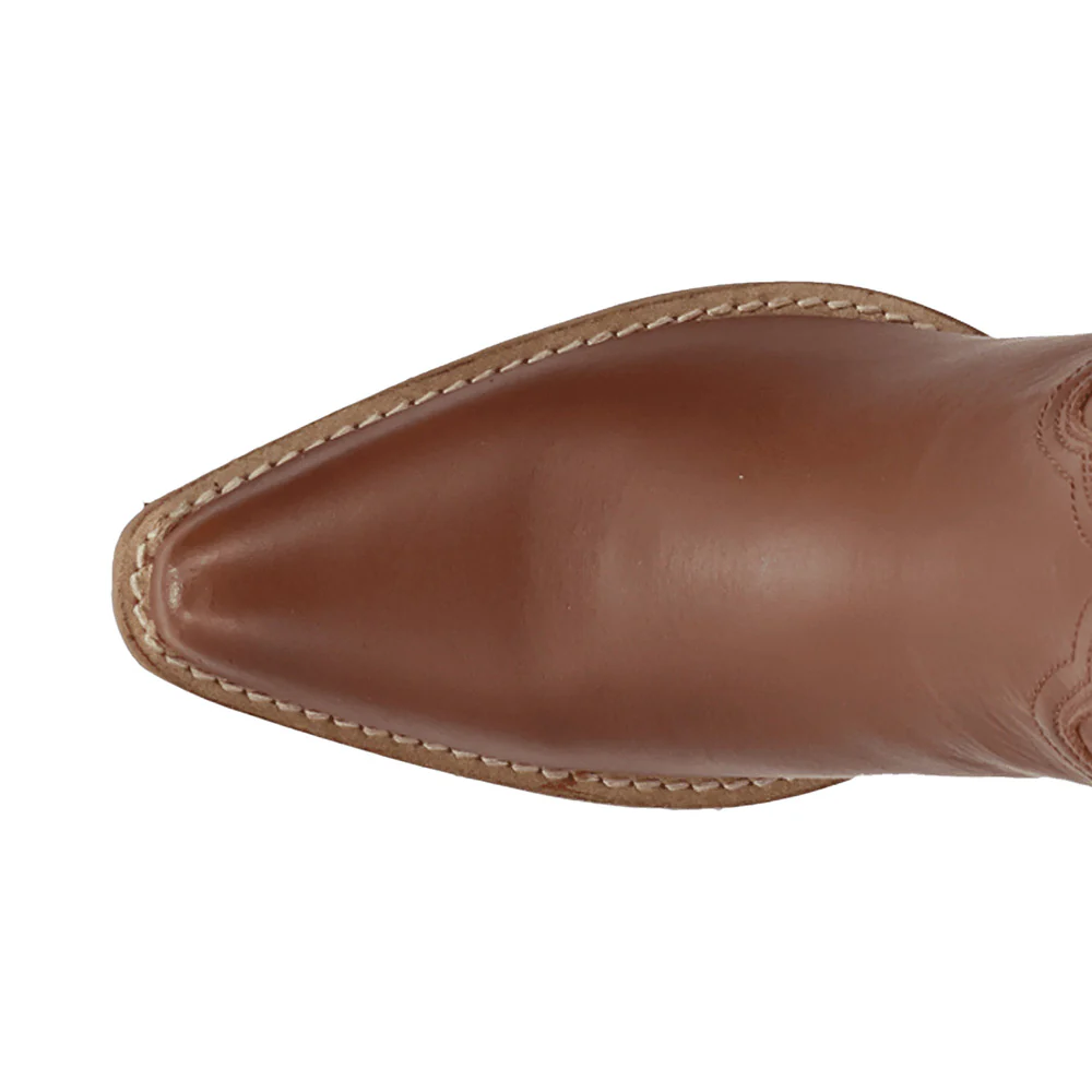 Thunderbolt Leather Snip Toe Cowboy Boots - Image 4